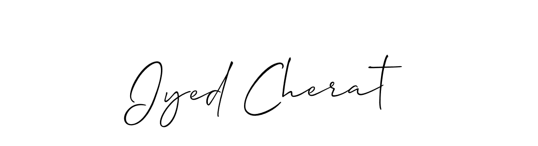 Make a beautiful signature design for name Iyed Cherat. Use this online signature maker to create a handwritten signature for free. Iyed Cherat signature style 2 images and pictures png