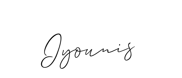 Once you've used our free online signature maker to create your best signature Allison_Script style, it's time to enjoy all of the benefits that Iyounis name signing documents. Iyounis signature style 2 images and pictures png
