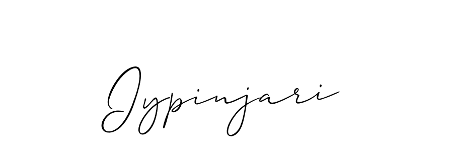 You should practise on your own different ways (Allison_Script) to write your name (Iypinjari) in signature. don't let someone else do it for you. Iypinjari signature style 2 images and pictures png