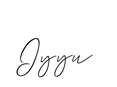 if you are searching for the best signature style for your name Iyyu. so please give up your signature search. here we have designed multiple signature styles  using Allison_Script. Iyyu signature style 2 images and pictures png