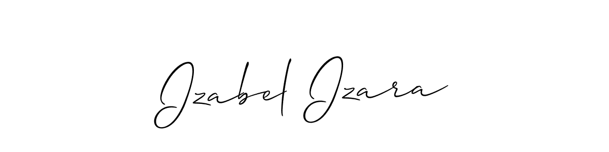 How to Draw Izabel Izara signature style? Allison_Script is a latest design signature styles for name Izabel Izara. Izabel Izara signature style 2 images and pictures png
