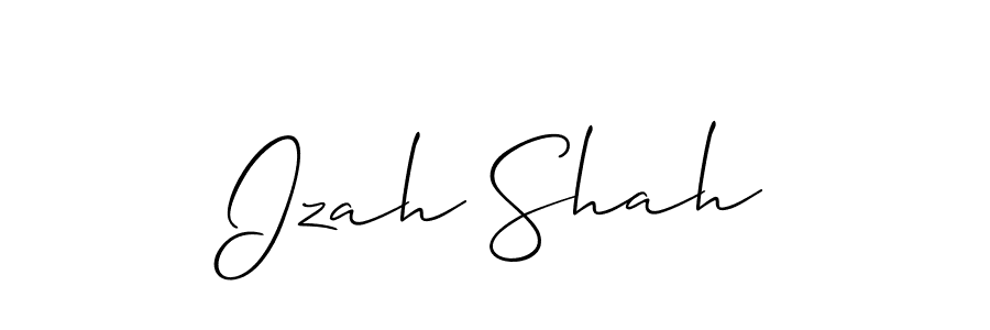Once you've used our free online signature maker to create your best signature Allison_Script style, it's time to enjoy all of the benefits that Izah Shah name signing documents. Izah Shah signature style 2 images and pictures png