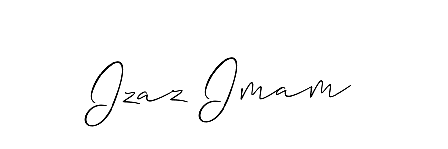 Design your own signature with our free online signature maker. With this signature software, you can create a handwritten (Allison_Script) signature for name Izaz Imam. Izaz Imam signature style 2 images and pictures png