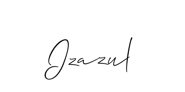 You can use this online signature creator to create a handwritten signature for the name Izazul. This is the best online autograph maker. Izazul signature style 2 images and pictures png
