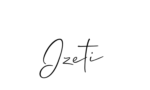 Once you've used our free online signature maker to create your best signature Allison_Script style, it's time to enjoy all of the benefits that Izeti name signing documents. Izeti signature style 2 images and pictures png