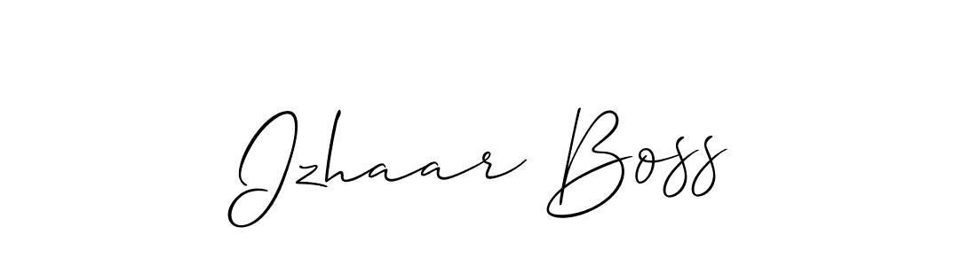 Here are the top 10 professional signature styles for the name Izhaar Boss. These are the best autograph styles you can use for your name. Izhaar Boss signature style 2 images and pictures png
