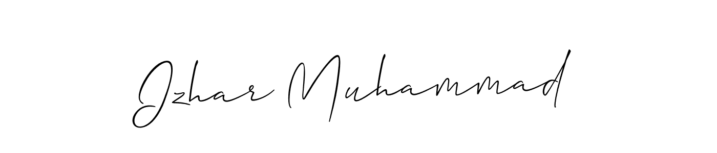 Make a beautiful signature design for name Izhar Muhammad. Use this online signature maker to create a handwritten signature for free. Izhar Muhammad signature style 2 images and pictures png