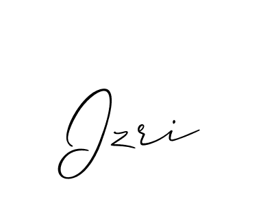 if you are searching for the best signature style for your name Izri. so please give up your signature search. here we have designed multiple signature styles  using Allison_Script. Izri signature style 2 images and pictures png