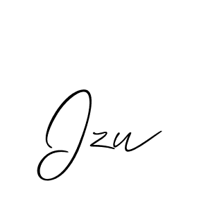 Make a short Izu signature style. Manage your documents anywhere anytime using Allison_Script. Create and add eSignatures, submit forms, share and send files easily. Izu signature style 2 images and pictures png
