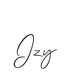 Best and Professional Signature Style for Izy. Allison_Script Best Signature Style Collection. Izy signature style 2 images and pictures png