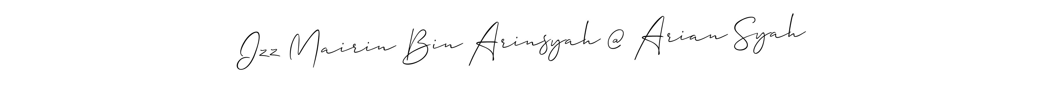 Here are the top 10 professional signature styles for the name Izz Mairin Bin Arinsyah @ Arian Syah. These are the best autograph styles you can use for your name. Izz Mairin Bin Arinsyah @ Arian Syah signature style 2 images and pictures png