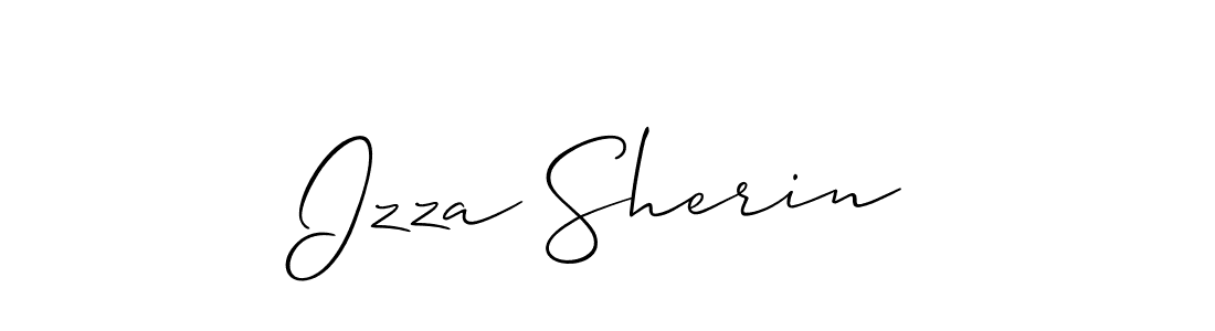 This is the best signature style for the Izza Sherin name. Also you like these signature font (Allison_Script). Mix name signature. Izza Sherin signature style 2 images and pictures png