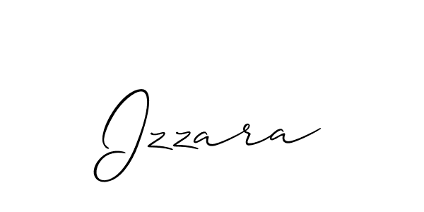 How to Draw Izzara signature style? Allison_Script is a latest design signature styles for name Izzara. Izzara signature style 2 images and pictures png