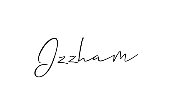 Make a short Izzham signature style. Manage your documents anywhere anytime using Allison_Script. Create and add eSignatures, submit forms, share and send files easily. Izzham signature style 2 images and pictures png