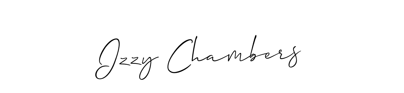 Here are the top 10 professional signature styles for the name Izzy Chambers. These are the best autograph styles you can use for your name. Izzy Chambers signature style 2 images and pictures png