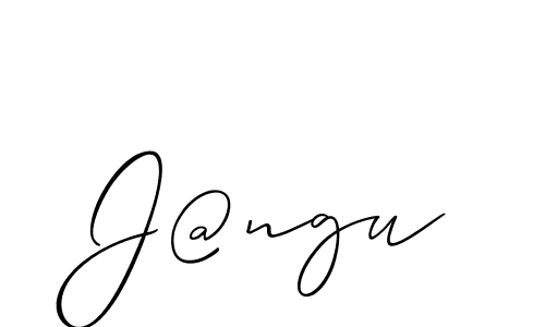 Similarly Allison_Script is the best handwritten signature design. Signature creator online .You can use it as an online autograph creator for name J@ngu. J@ngu signature style 2 images and pictures png