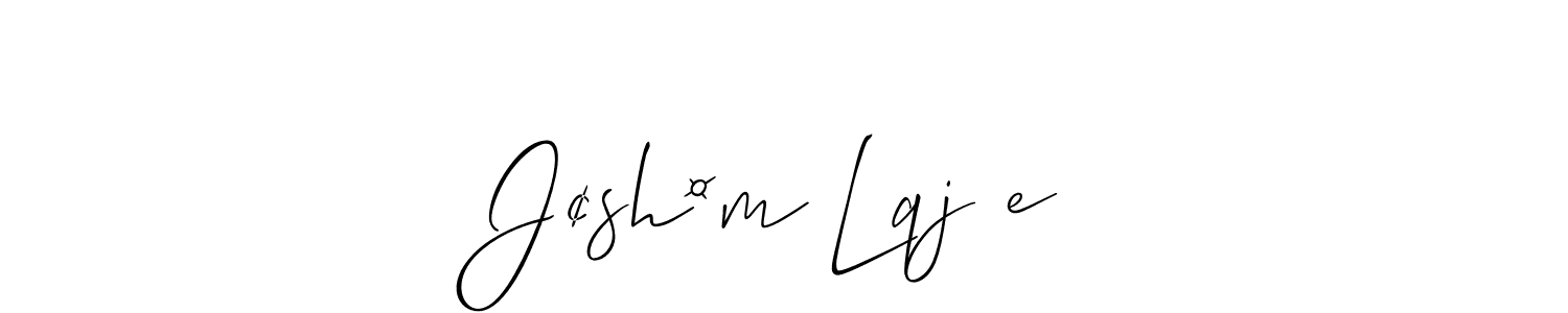 Make a short J¢sh¤m Lqj¡e signature style. Manage your documents anywhere anytime using Allison_Script. Create and add eSignatures, submit forms, share and send files easily. J¢sh¤m Lqj¡e signature style 2 images and pictures png