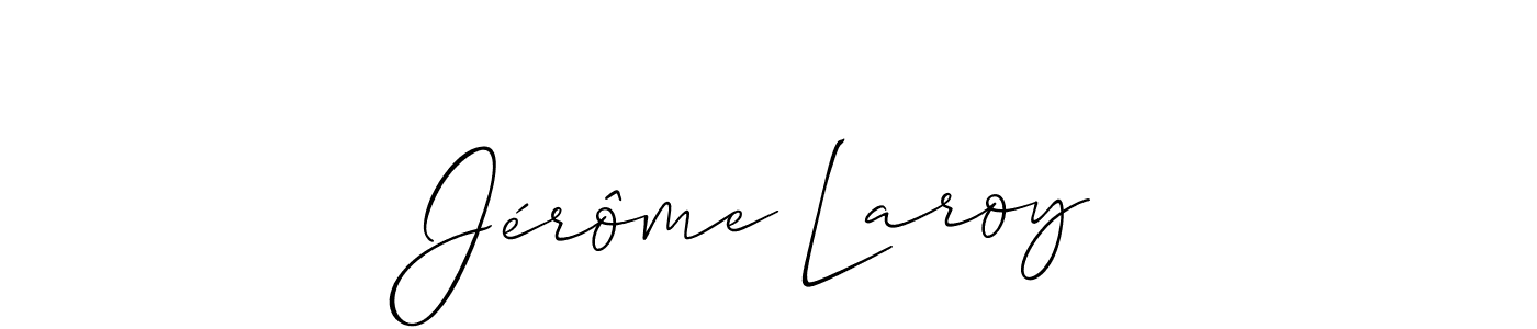 if you are searching for the best signature style for your name Jérôme Laroy. so please give up your signature search. here we have designed multiple signature styles  using Allison_Script. Jérôme Laroy signature style 2 images and pictures png