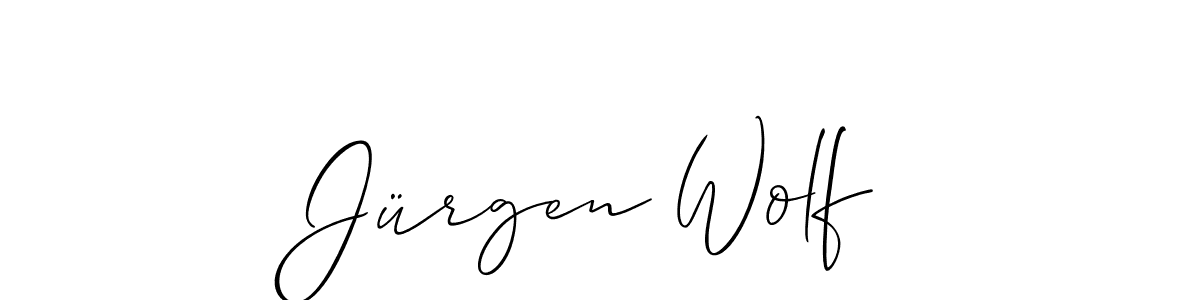 Here are the top 10 professional signature styles for the name Jürgen Wolf. These are the best autograph styles you can use for your name. Jürgen Wolf signature style 2 images and pictures png