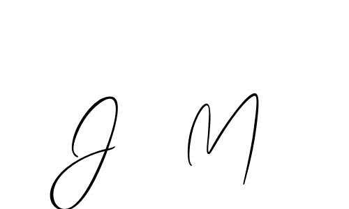 See photos of J   M official signature by Spectra . Check more albums & portfolios. Read reviews & check more about Allison_Script font. J   M signature style 2 images and pictures png