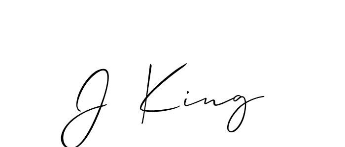 How to Draw J  King signature style? Allison_Script is a latest design signature styles for name J  King. J  King signature style 2 images and pictures png