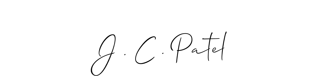 You can use this online signature creator to create a handwritten signature for the name J . C . Patel. This is the best online autograph maker. J . C . Patel signature style 2 images and pictures png