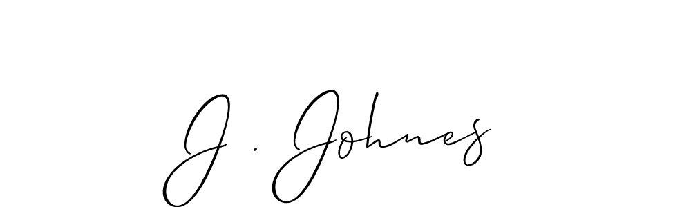 How to Draw J . Johnes signature style? Allison_Script is a latest design signature styles for name J . Johnes. J . Johnes signature style 2 images and pictures png