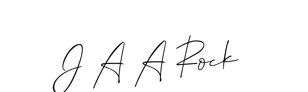 Make a beautiful signature design for name J A A Rock. Use this online signature maker to create a handwritten signature for free. J A A Rock signature style 2 images and pictures png