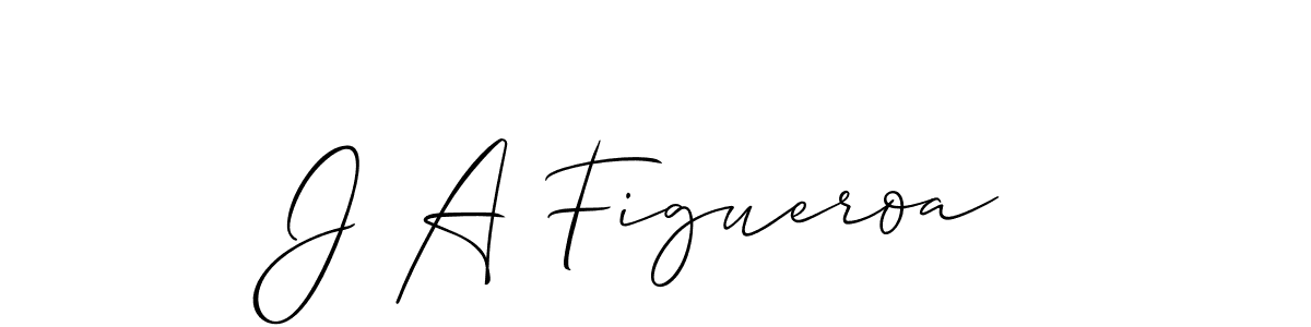 This is the best signature style for the J A Figueroa name. Also you like these signature font (Allison_Script). Mix name signature. J A Figueroa signature style 2 images and pictures png