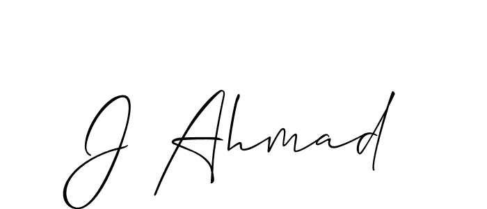 How to Draw J Ahmad signature style? Allison_Script is a latest design signature styles for name J Ahmad. J Ahmad signature style 2 images and pictures png