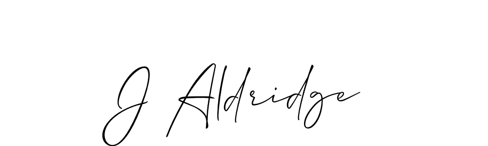 if you are searching for the best signature style for your name J Aldridge. so please give up your signature search. here we have designed multiple signature styles  using Allison_Script. J Aldridge signature style 2 images and pictures png