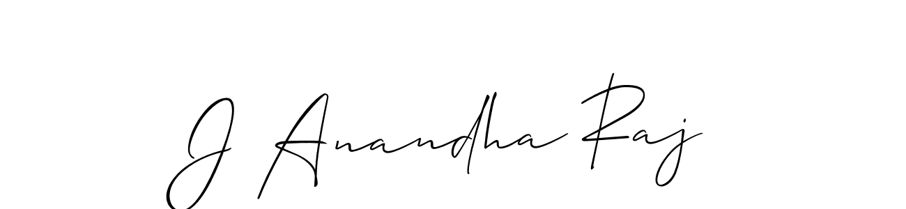 Also You can easily find your signature by using the search form. We will create J Anandha Raj name handwritten signature images for you free of cost using Allison_Script sign style. J Anandha Raj signature style 2 images and pictures png