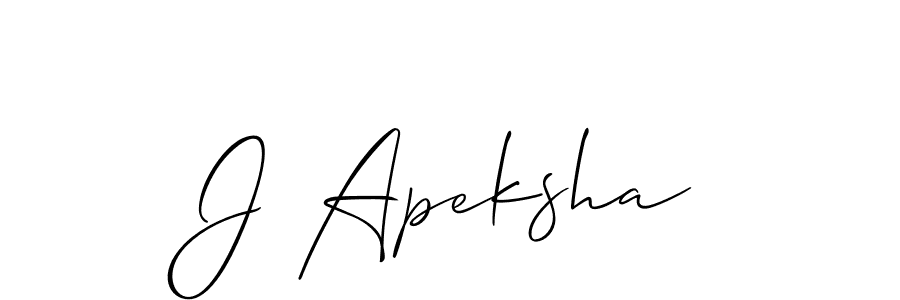 Make a beautiful signature design for name J Apeksha. Use this online signature maker to create a handwritten signature for free. J Apeksha signature style 2 images and pictures png