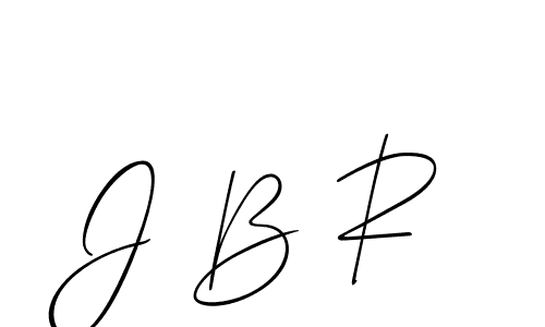 You should practise on your own different ways (Allison_Script) to write your name (J B R) in signature. don't let someone else do it for you. J B R signature style 2 images and pictures png