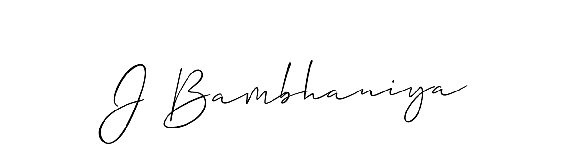 J Bambhaniya stylish signature style. Best Handwritten Sign (Allison_Script) for my name. Handwritten Signature Collection Ideas for my name J Bambhaniya. J Bambhaniya signature style 2 images and pictures png