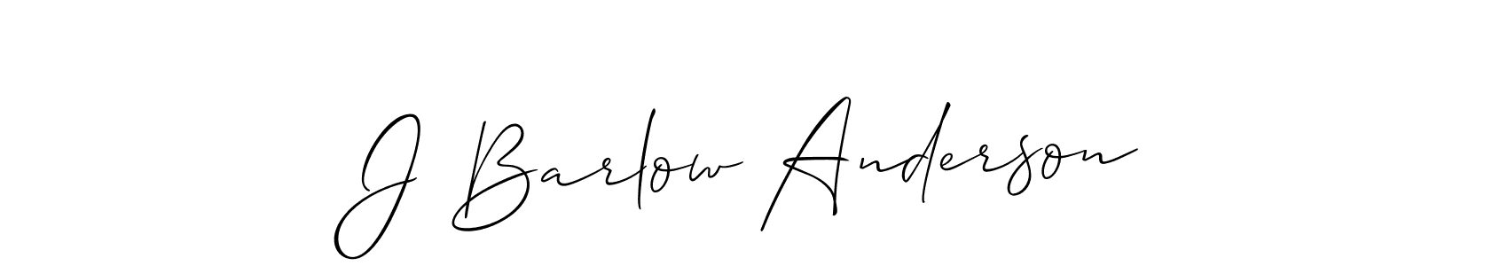 Once you've used our free online signature maker to create your best signature Allison_Script style, it's time to enjoy all of the benefits that J Barlow Anderson name signing documents. J Barlow Anderson signature style 2 images and pictures png