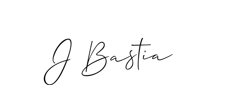 if you are searching for the best signature style for your name J Bastia. so please give up your signature search. here we have designed multiple signature styles  using Allison_Script. J Bastia signature style 2 images and pictures png