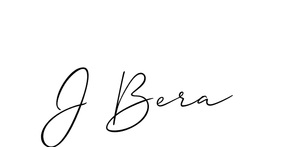 Best and Professional Signature Style for J Bera. Allison_Script Best Signature Style Collection. J Bera signature style 2 images and pictures png