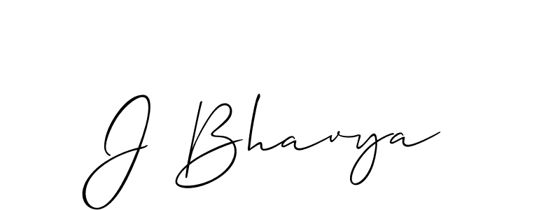 Once you've used our free online signature maker to create your best signature Allison_Script style, it's time to enjoy all of the benefits that J Bhavya name signing documents. J Bhavya signature style 2 images and pictures png