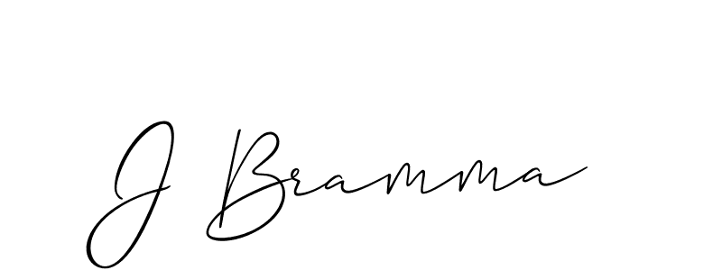 Use a signature maker to create a handwritten signature online. With this signature software, you can design (Allison_Script) your own signature for name J Bramma. J Bramma signature style 2 images and pictures png