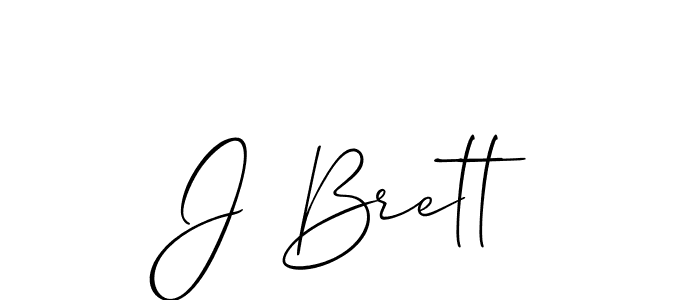 It looks lik you need a new signature style for name J Brett. Design unique handwritten (Allison_Script) signature with our free signature maker in just a few clicks. J Brett signature style 2 images and pictures png