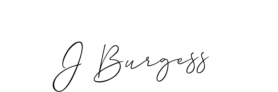 How to make J Burgess name signature. Use Allison_Script style for creating short signs online. This is the latest handwritten sign. J Burgess signature style 2 images and pictures png
