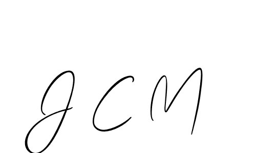 Check out images of Autograph of J C M name. Actor J C M Signature Style. Allison_Script is a professional sign style online. J C M signature style 2 images and pictures png