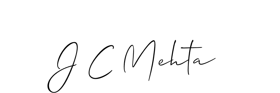 It looks lik you need a new signature style for name J C Mehta. Design unique handwritten (Allison_Script) signature with our free signature maker in just a few clicks. J C Mehta signature style 2 images and pictures png