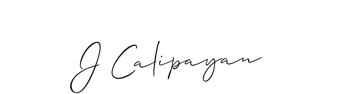 How to Draw J Calipayan signature style? Allison_Script is a latest design signature styles for name J Calipayan. J Calipayan signature style 2 images and pictures png