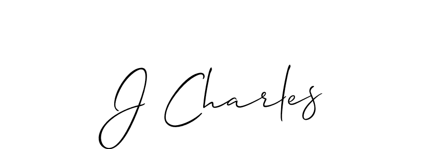 How to make J Charles signature? Allison_Script is a professional autograph style. Create handwritten signature for J Charles name. J Charles signature style 2 images and pictures png