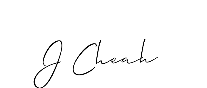 Similarly Allison_Script is the best handwritten signature design. Signature creator online .You can use it as an online autograph creator for name J Cheah. J Cheah signature style 2 images and pictures png