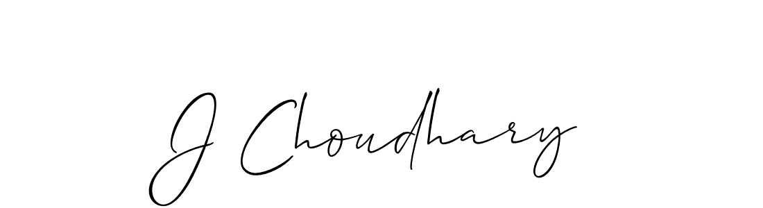 if you are searching for the best signature style for your name J Choudhary. so please give up your signature search. here we have designed multiple signature styles  using Allison_Script. J Choudhary signature style 2 images and pictures png