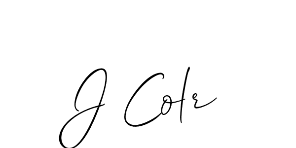 Make a short J Colr signature style. Manage your documents anywhere anytime using Allison_Script. Create and add eSignatures, submit forms, share and send files easily. J Colr signature style 2 images and pictures png