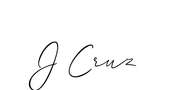 Allison_Script is a professional signature style that is perfect for those who want to add a touch of class to their signature. It is also a great choice for those who want to make their signature more unique. Get J Cruz name to fancy signature for free. J Cruz signature style 2 images and pictures png